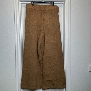 NWT! SKIMS Brown Sherpa Teddy Wide Leg pant